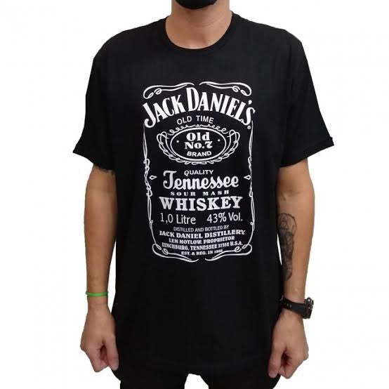 Fashion jack daniels camiseta